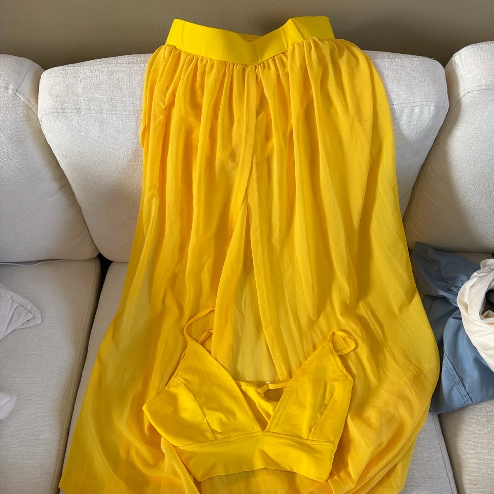 Yellow Women's Skirt